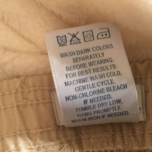 NWOT Francisca by Koret Brand Women’s Sz. 14P Kaki-Colored Cullottes - Picture 6 of 6